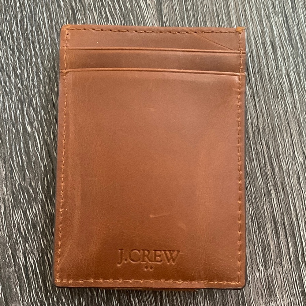J.crew Leather Money Clip
